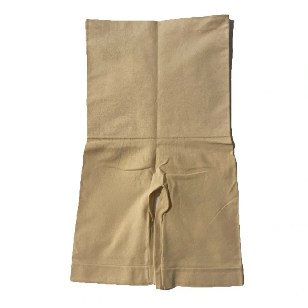 High Waisted Body Shaper Tummy Control Shorts Shape wear Small Nude